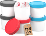 Ice cream / Soup Portion Control Freezer Containers 400ml set of 6