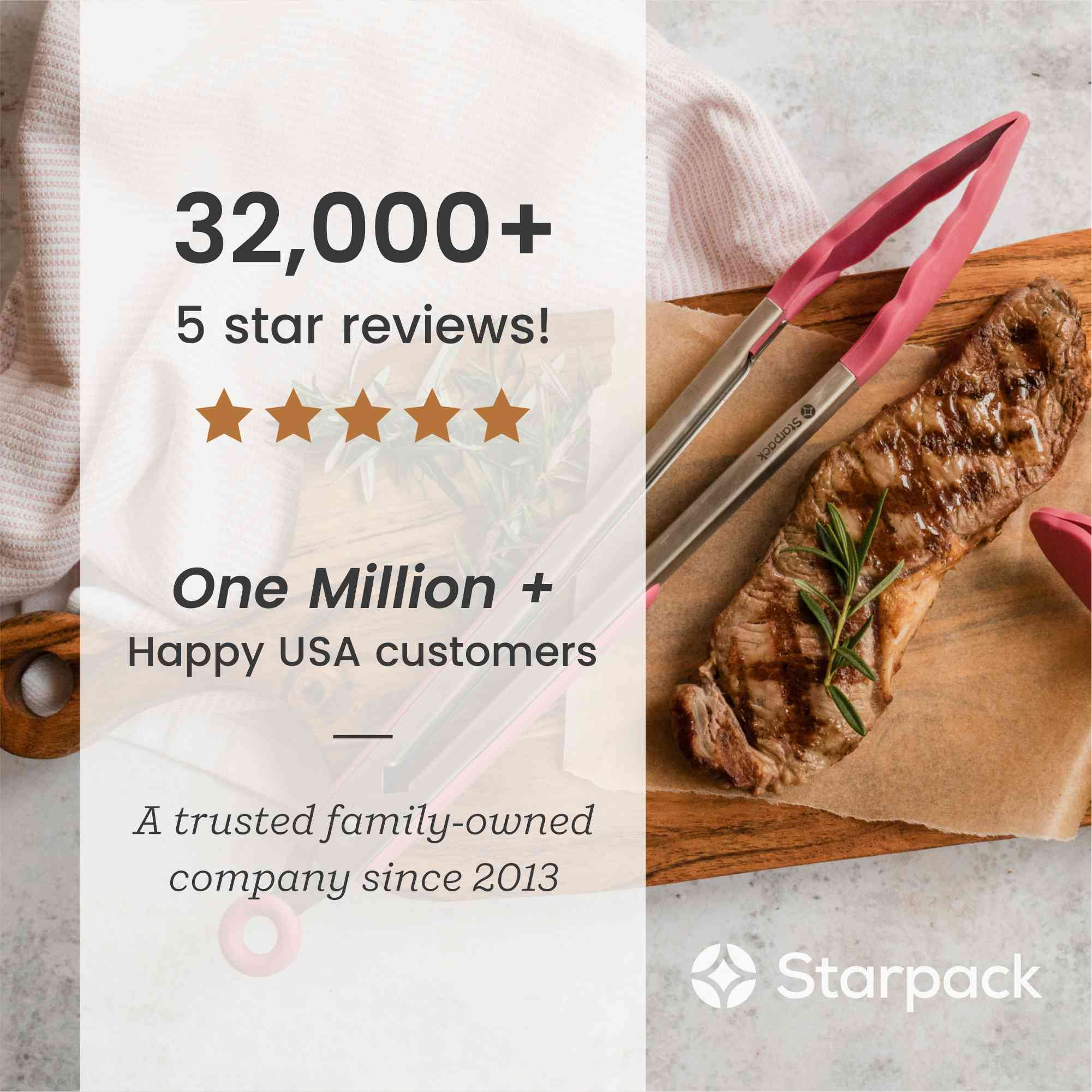 Starpack 9-inch silicone tongs with heat-resistant tips and a locking mechanism, perfect for precise gripping and serving.