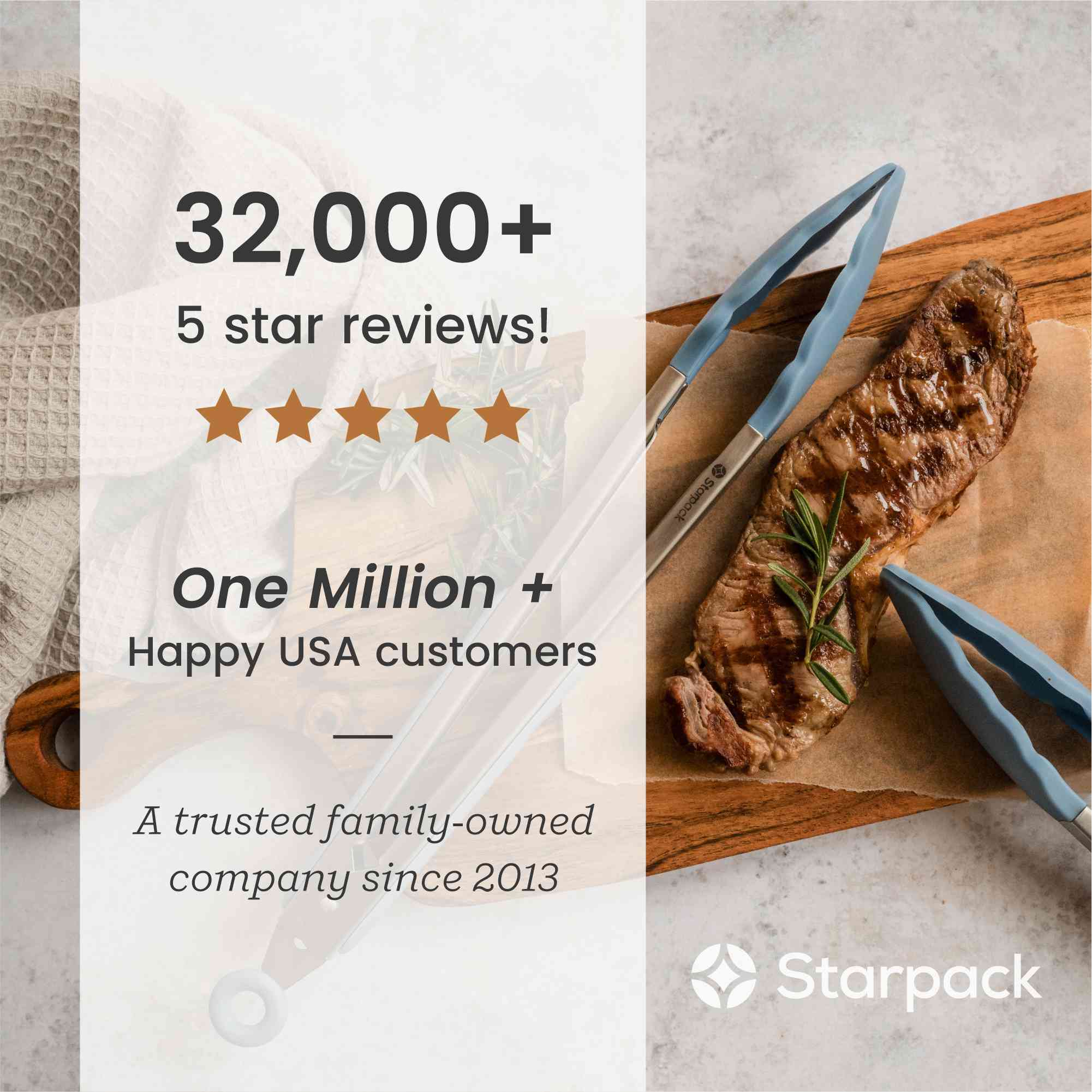 Starpack 9-inch silicone tongs with heat-resistant tips and a locking mechanism, perfect for precise gripping and serving.