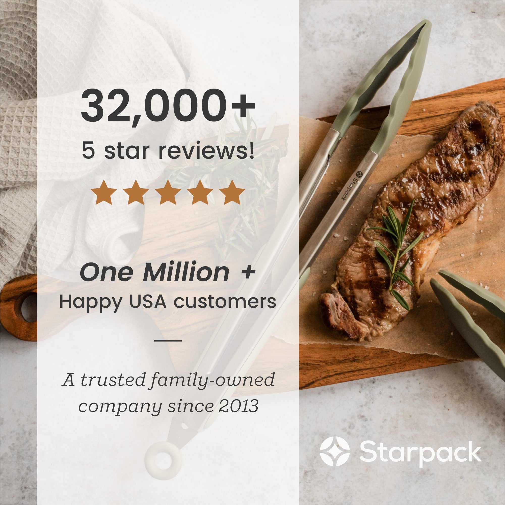 Starpack 9-inch silicone tongs with heat-resistant tips and a locking mechanism, perfect for precise gripping and serving.