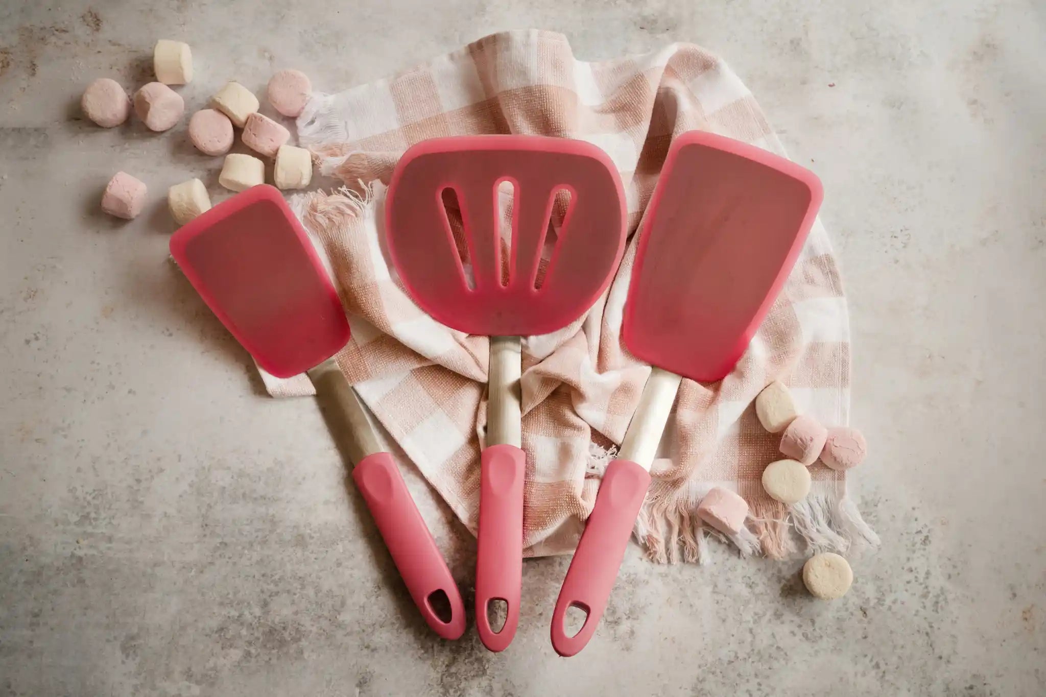 Starpack flexible turner spatula with a non-stick silicone head and ergonomic handle.