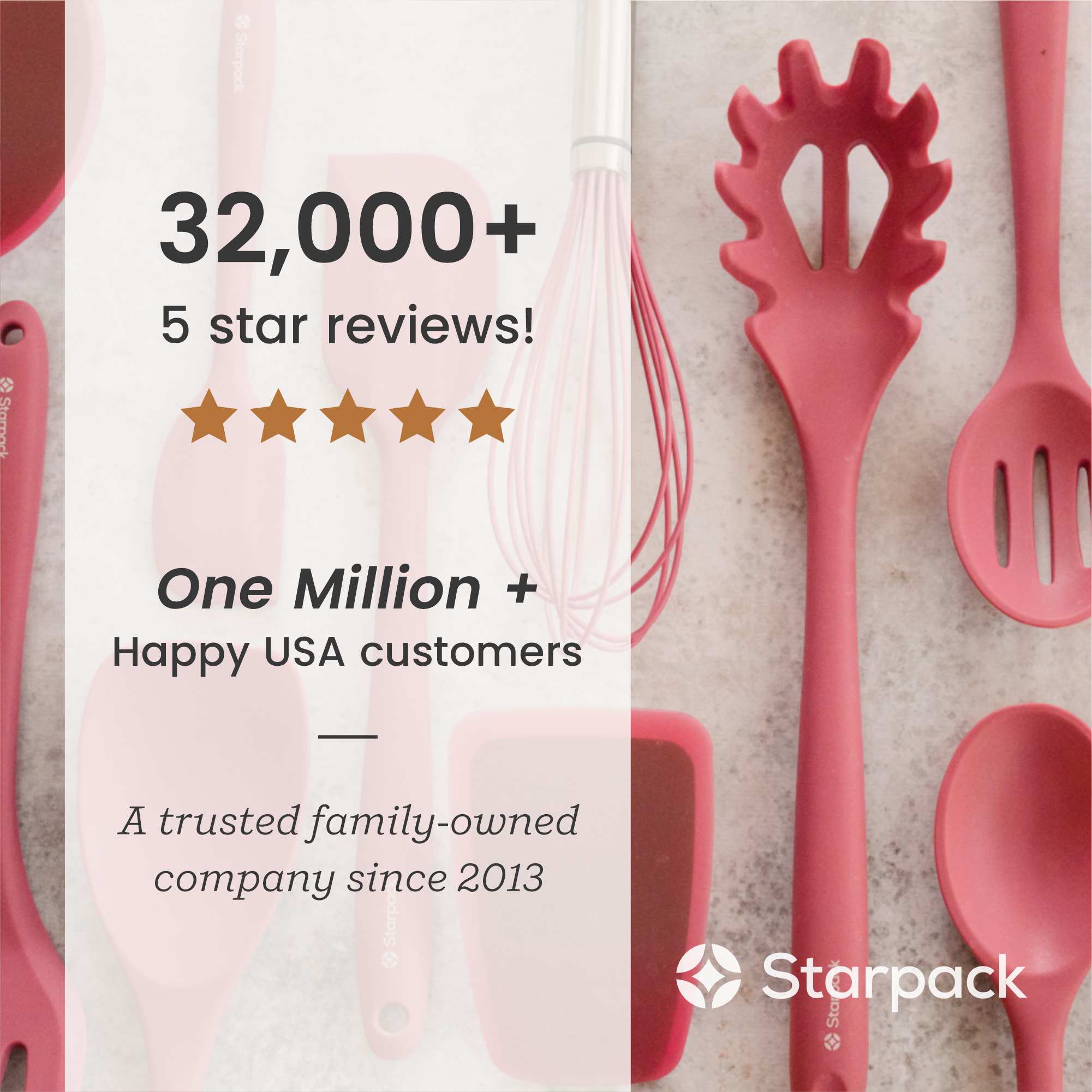 Starpack silicone serving spoon with a wide, non-stick head and a comfortable handle, ideal for serving and stirring