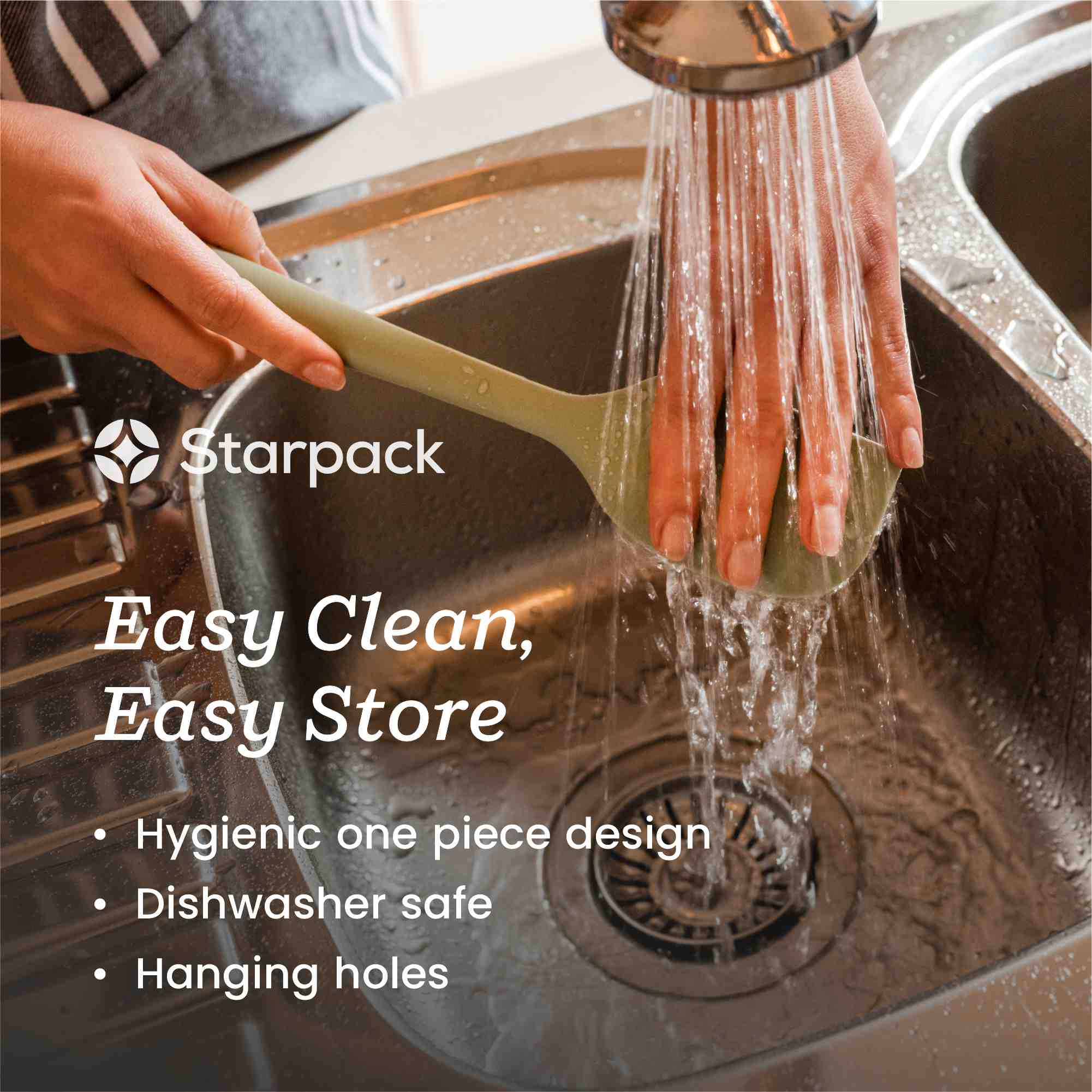 Starpack silicone whisk with flexible, heat-resistant wires and a comfortable handle, ideal for mixing and beating ingredients.