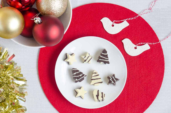 Silicone christmas candy clearance molds
