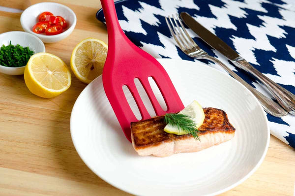 Ultra Flexible Silicone Turner Spatula Set of 3 by Starpack