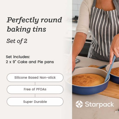 Bakers Gonna Bake - Round Cake &amp; Pie Pans Set of 2