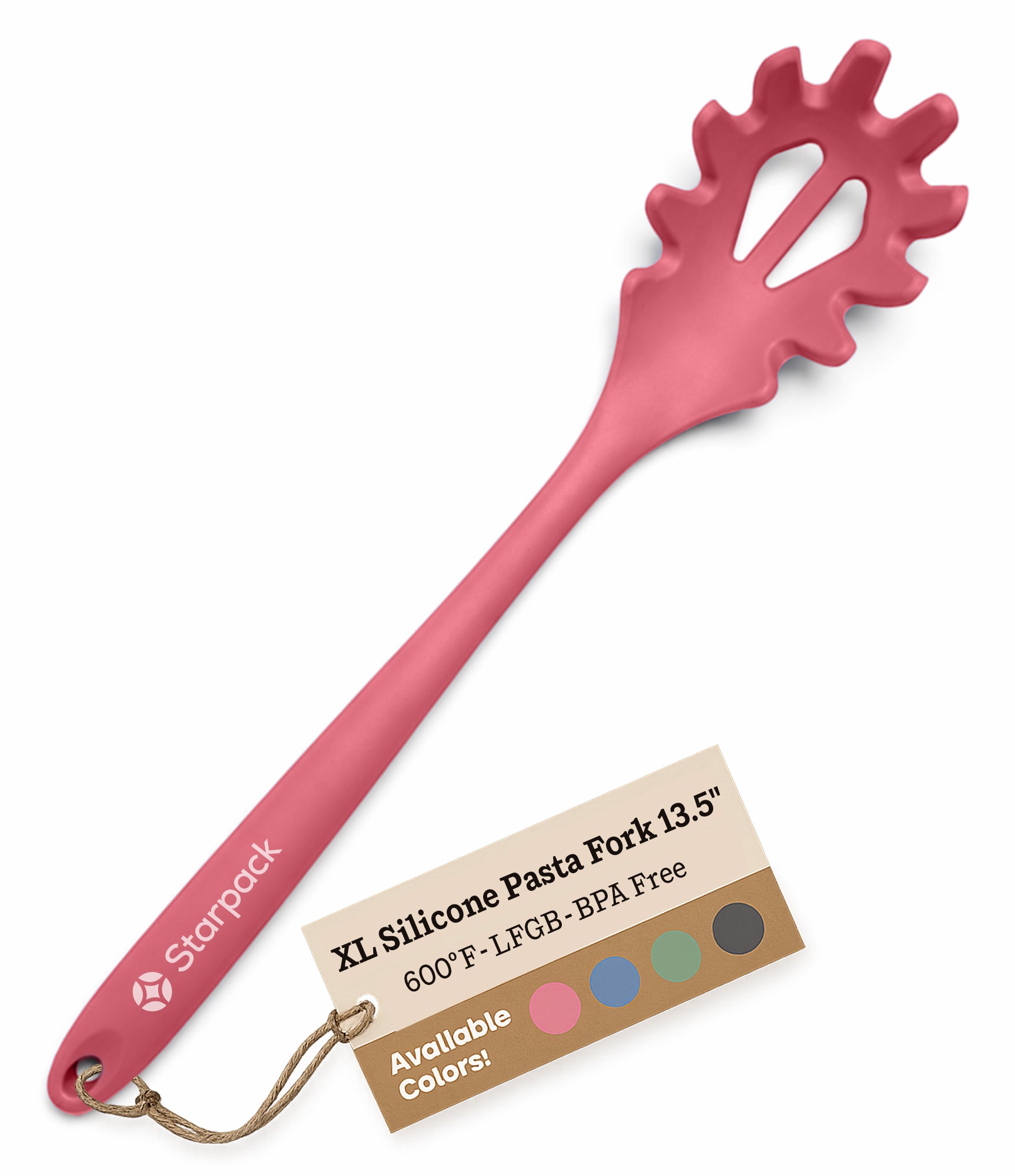 Silicone Pasta Fork | XL Spaghetti Spoon | Starpack