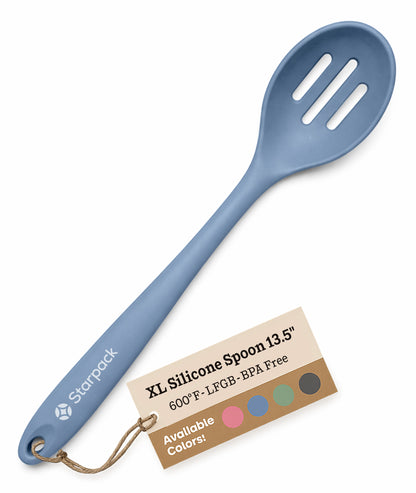 Let it Drain XL | Silicone Draining Spoon