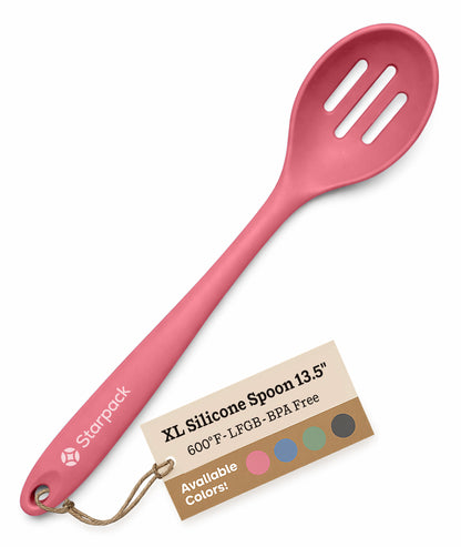 Let it Drain XL | Silicone Draining Spoon
