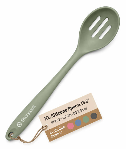 Let it Drain XL | Silicone Draining Spoon