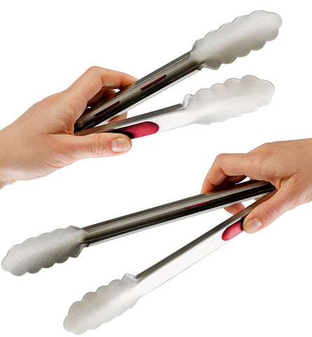 Silicone Tip Kitchen Tongs 2 Pack (9-Inch & 12-Inch) by StarPack – StarPack  Products