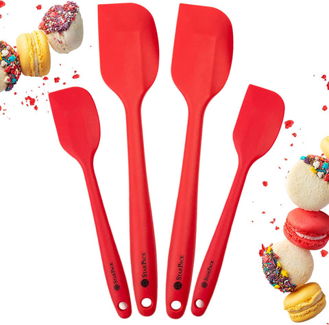 Pack of 2 Silicone Ladle Spoons - Large Non-Stick Kitchen Utensils with  High Heat Resistance, BPA-Free Cooking Tools