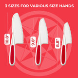 Kids Knives Set of 3 - Red and White