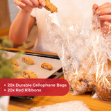 Small Cellophane Treat Bags Set of 20
