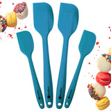 StarPack Basics Silicone Spatula Set (2 Small, 2 Large), High Heat Resistant to 480°F, Hygienic One Piece Design, Non Stick Rubber Cooking Utensil Set