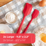 Silicone Spatula Set of 4
