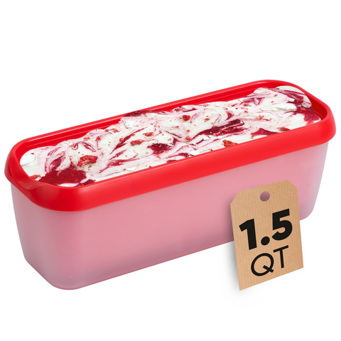 Insulated Ice Cream Storage Tub - 1 1/2-Qt. - Red