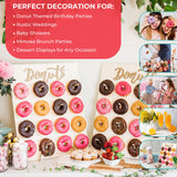 StarPack Premium Donut Wall Stand – Reusable Donut Holder to Display up to 32 Donuts, Donut Grow Up Party Decorations (Pack of 2)