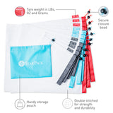 StarPack Reusable Produce Bags - Zero Waste Mesh Bags for Eco Friendly Grocery Shopping, Includes Storage Pouch