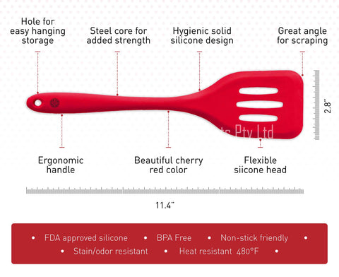 Ultra Flexible Silicone Turner Spatula Set of 3 by Starpack – StarPack  Products