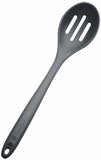 Gray Black Silicone Slotted Spoon Extra Large