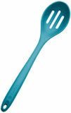 Teal Blue Silicone Slotted Spoon Extra Large