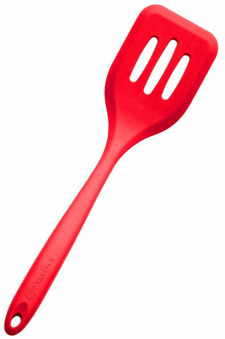 Red Silicone Spatula Turner Extra Large