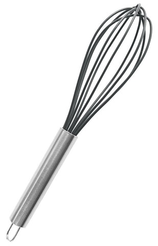  StarPack Basics Silicone Whisks for Cooking - Whisk Silicone  Material with High Heat Resistance of 480°F - Non-Stick Kitchen Whisk for  Cooking, Baking & Stirring - Durable Rubber Whisk (Gray Black)