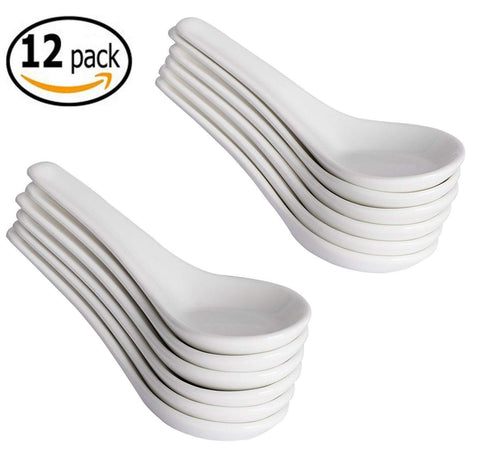 Asian Soup Spoons Set of 12