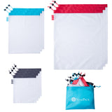 StarPack Reusable Produce Bags - Zero Waste Mesh Bags for Eco Friendly Grocery Shopping, Includes Storage Pouch