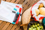 StarPack Reusable Produce Bags - Zero Waste Mesh Bags for Eco Friendly Grocery Shopping, Includes Storage Pouch
